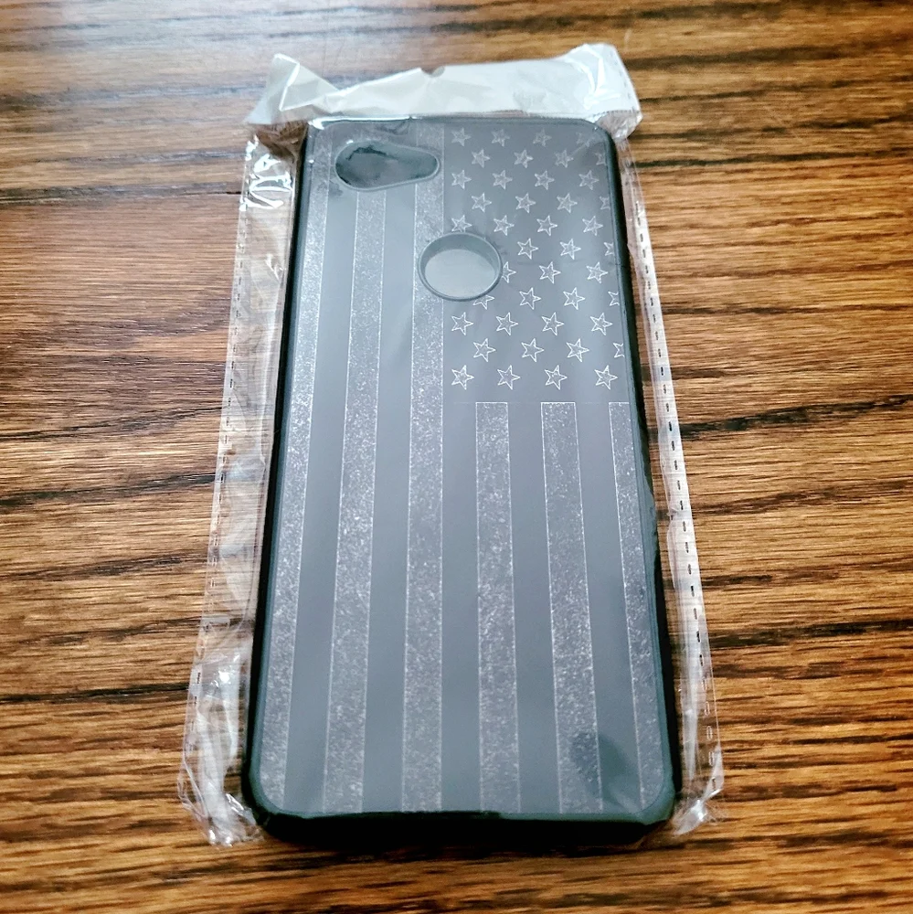 USA Flag Slim Anti-Scratch TPU Shockproof Protective Cover for Google Pixel 3a